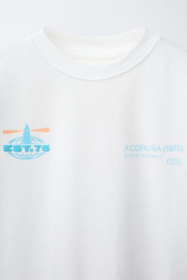 CITY PRINT T-SHIRT - White by Zara - Image 2