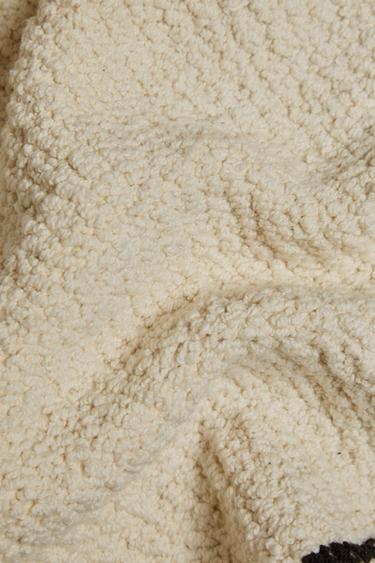 TAPIS DE BAIN SURPIQÛRES CADRE - Écru / Noir de Zara - Image 3