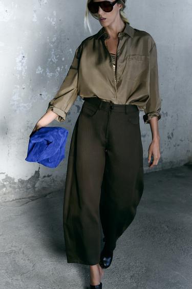 LOOK - NEGRO/LARANXA de Zara