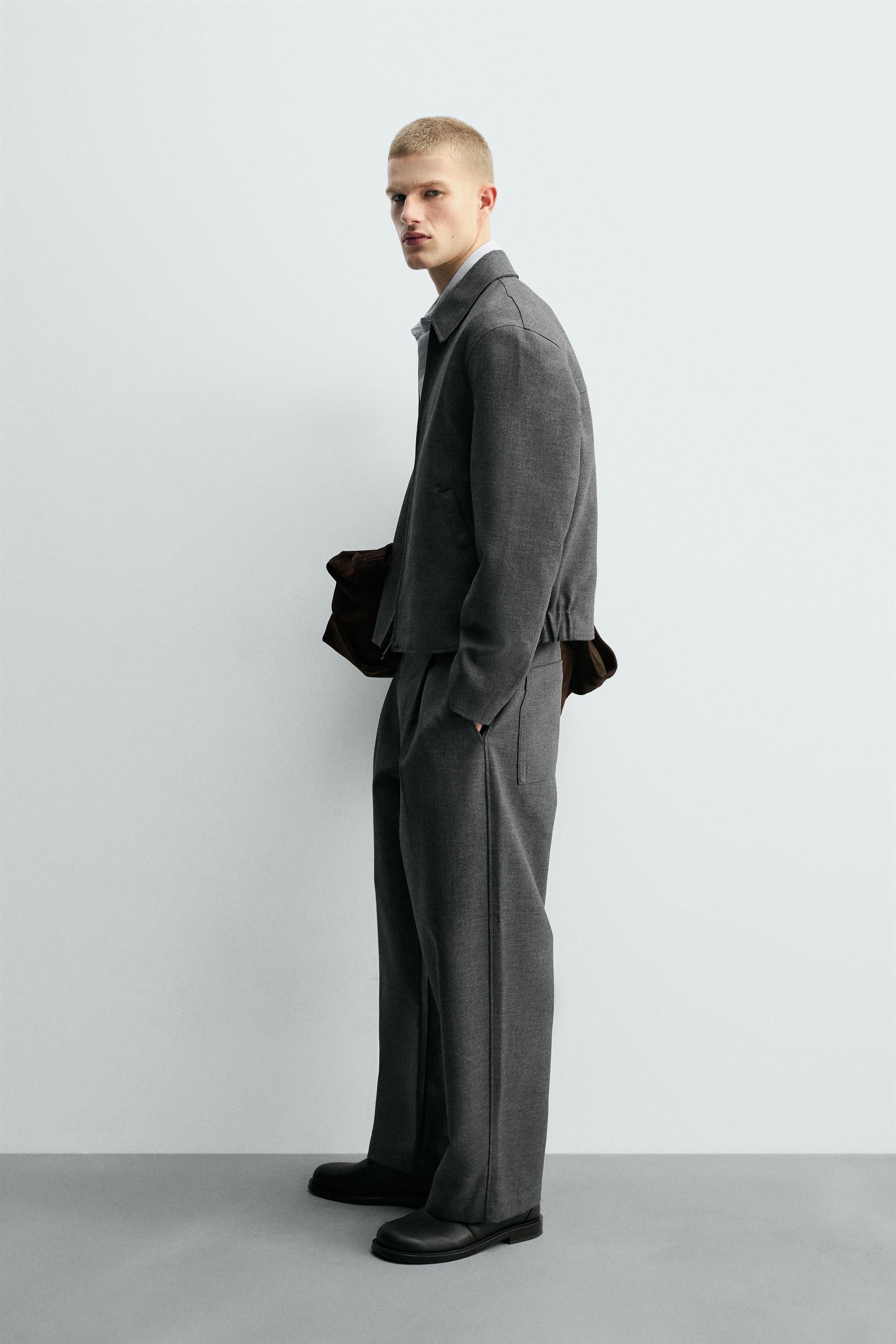 PANTALON BALLOON FIT À PLIS