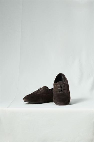 ZAPATO PIEL AARON LEVINE X ZARA - Marrón de Zara