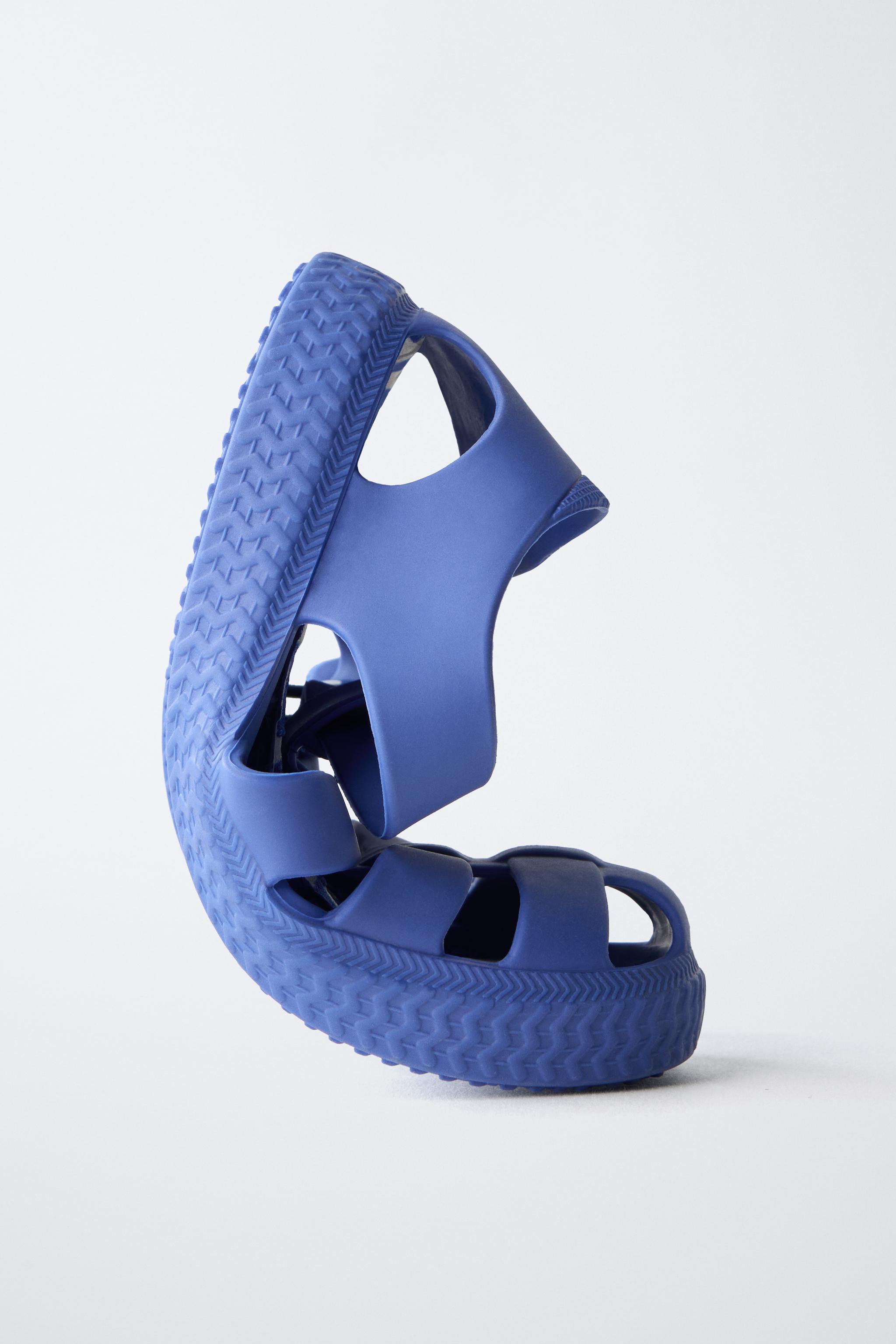 Детские сандалии Zara RUBBERIZED FISHERMAN SANDALS — фото 3