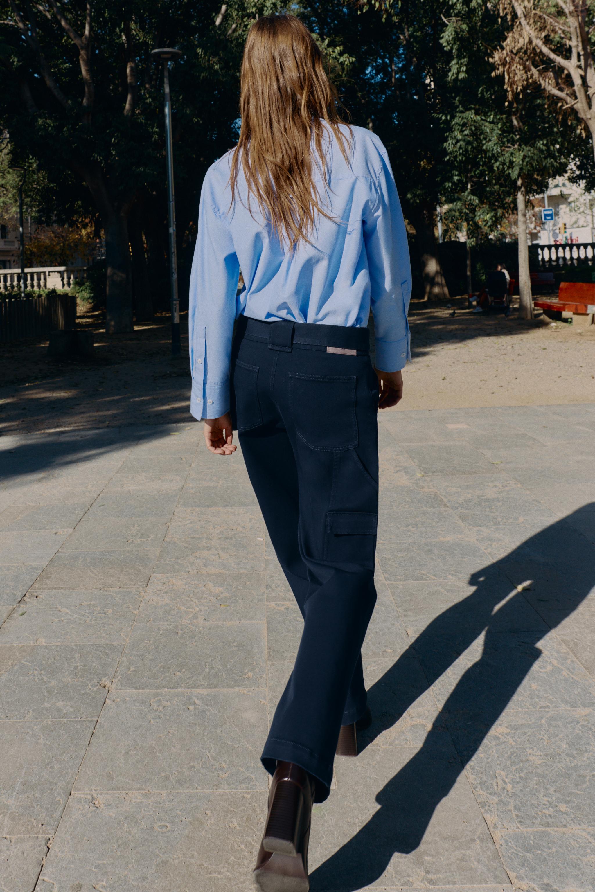 PANTALON CARGO AVEC CEINTURE