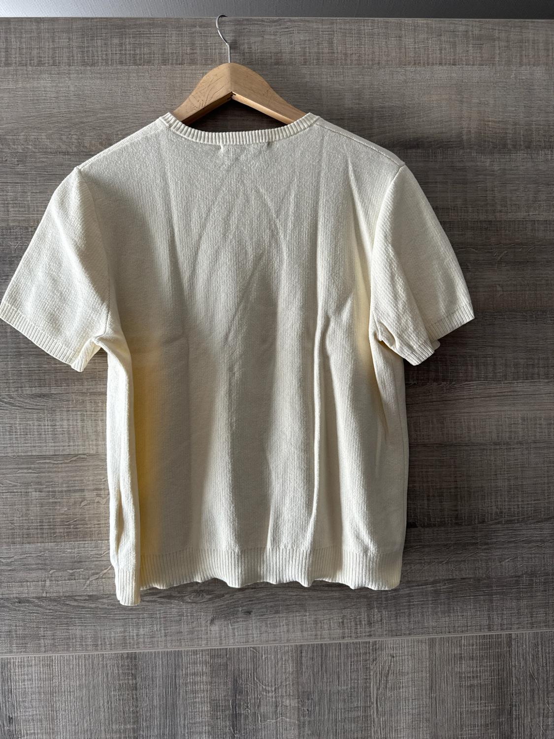 PLAIN KNIT TOP WITH SHORT SLEEVES - Image 5
