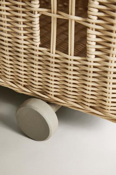 KIDS' LARGE HOUSE BASKET - Light beige by Zara - Image 2