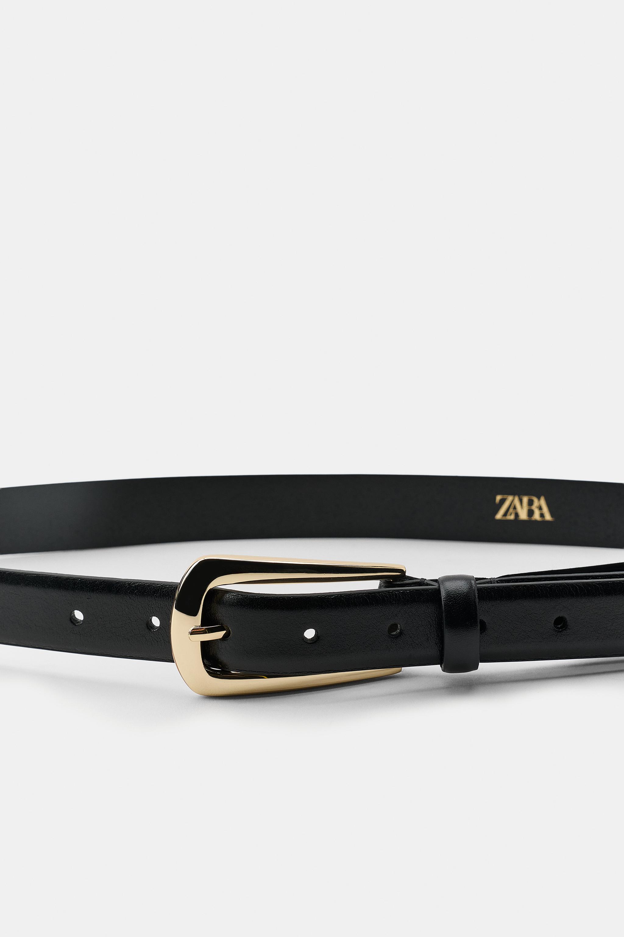 100% LEATHER BUCKLE BELT
