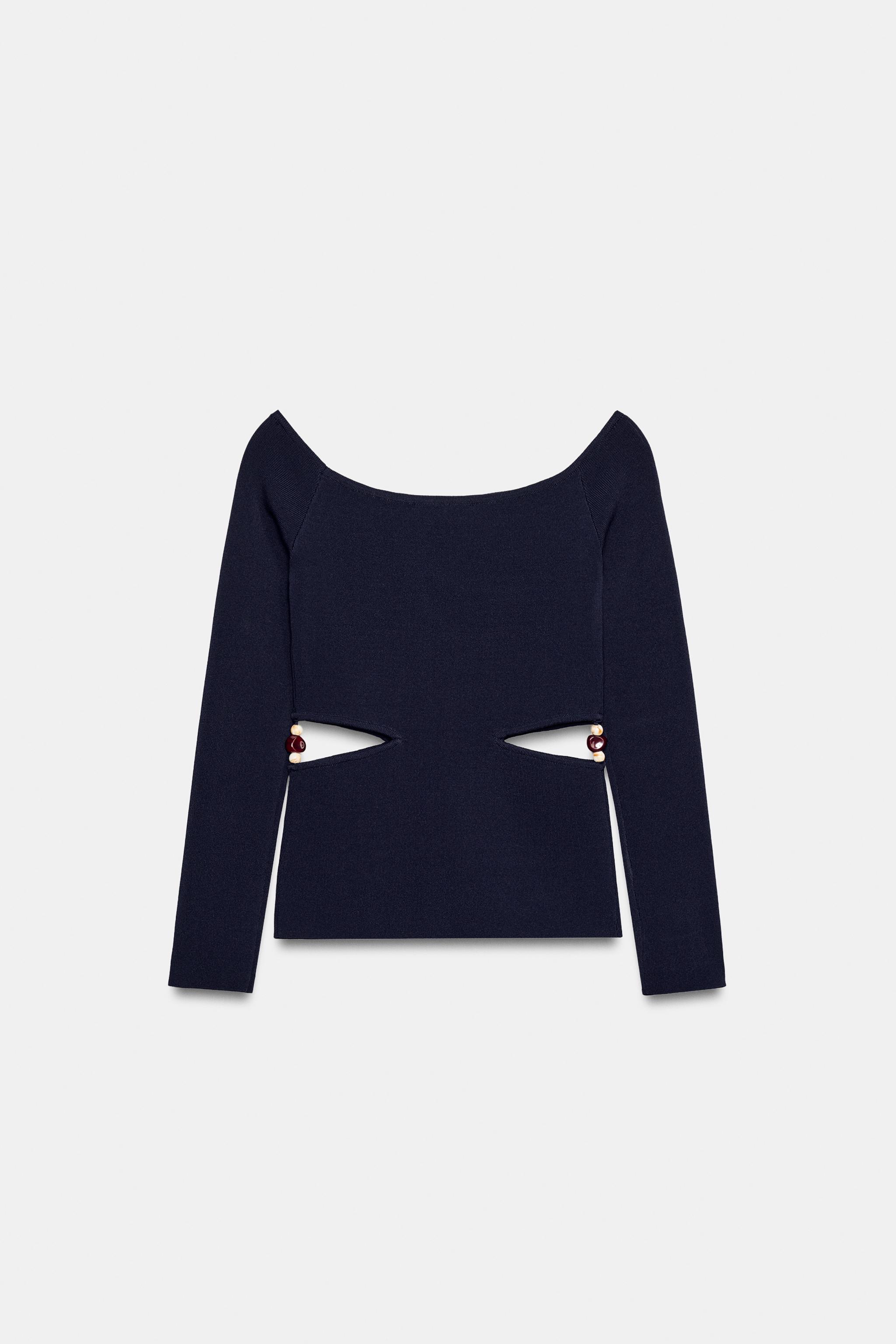 TOP EN MAILLE CUT OUT FANTAISIE