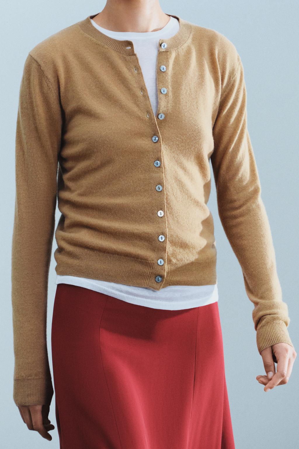 100% EXTRA-SOFT WOOL CARDIGAN