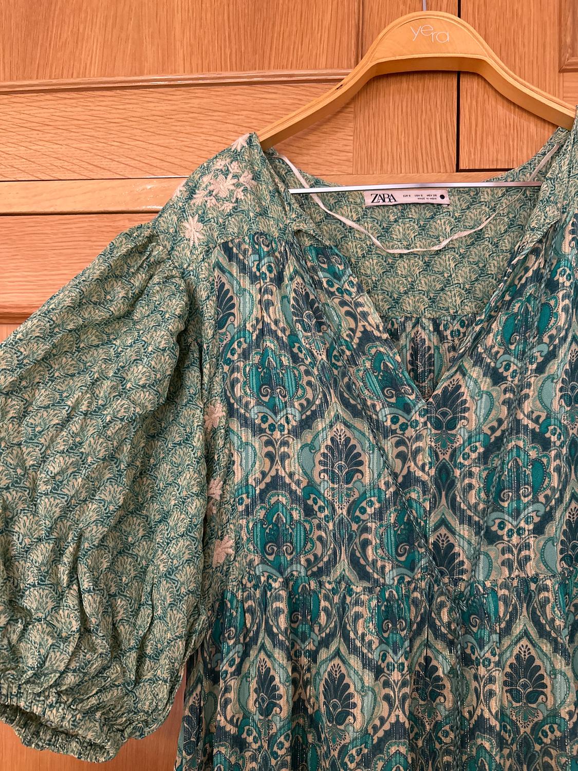 LONG PRINTED DRESS - Image 3