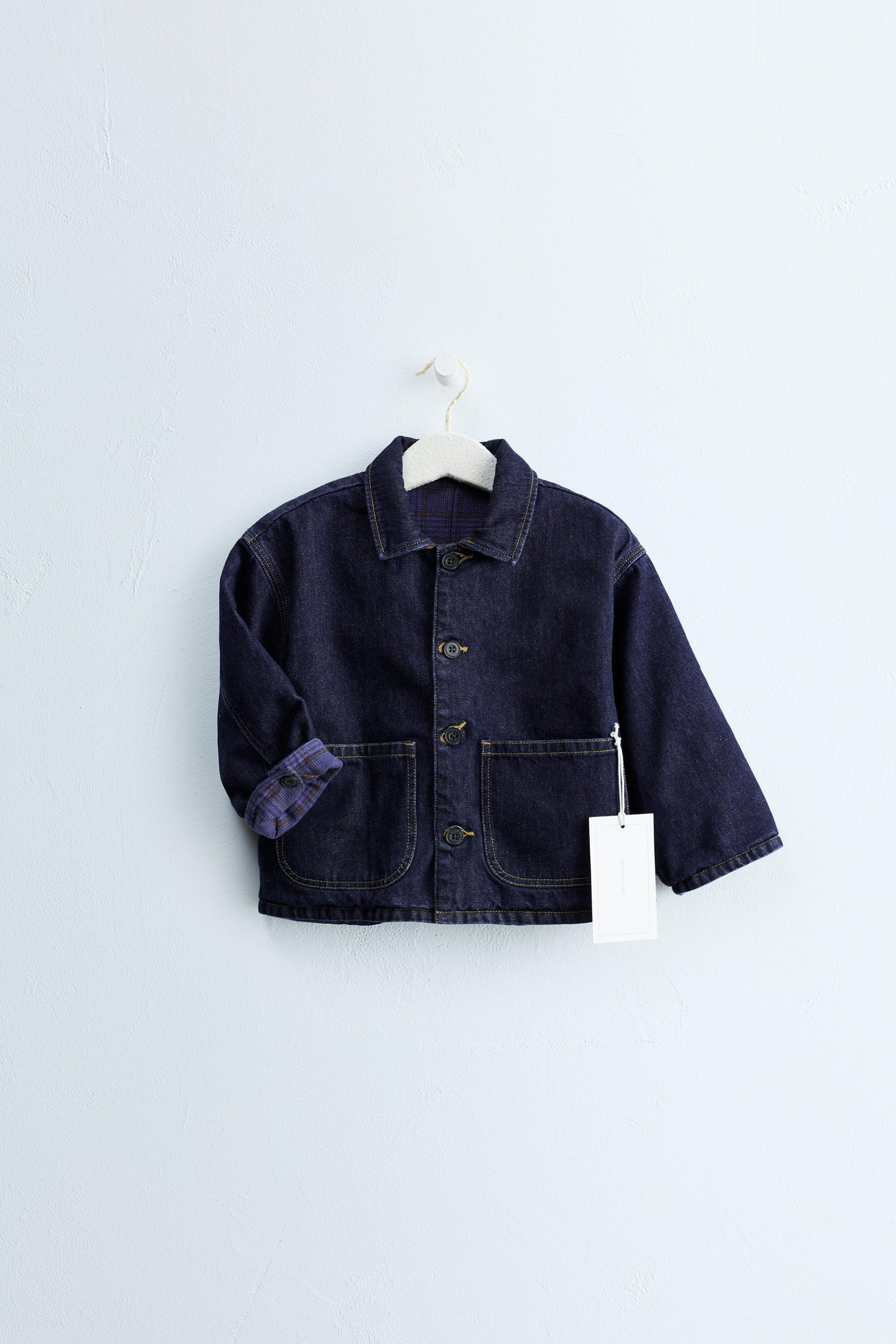 ZARA TIMELESS - REVERSIBLE DENIM JACKET