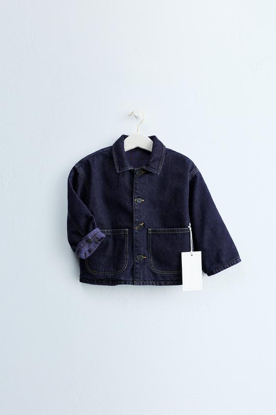 Zaras ZARA TIMELESS - VÄNDBAR DENIMJACKA - Indigo - Bild 0