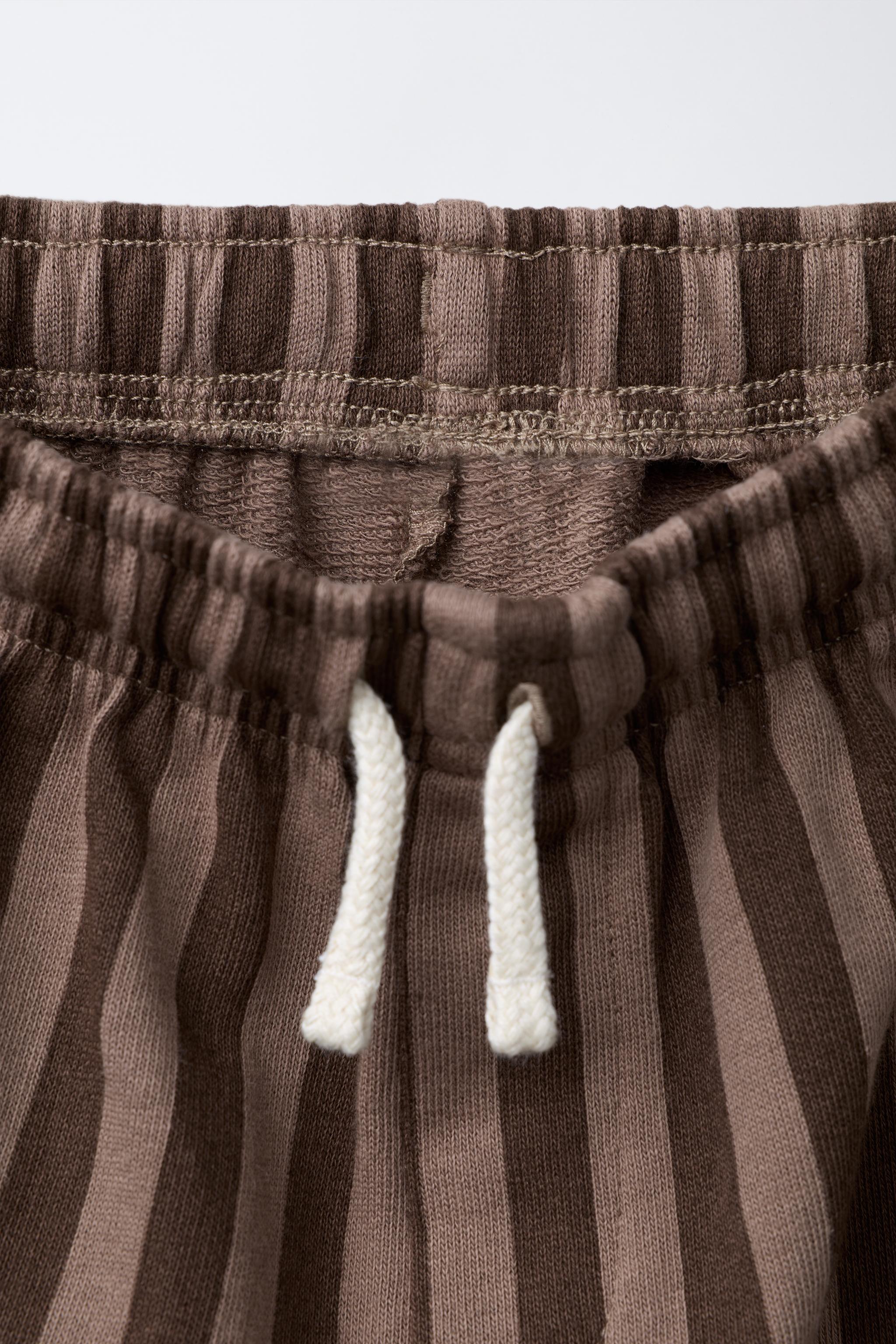 STRIPED STRAIGHT LEG PANTS