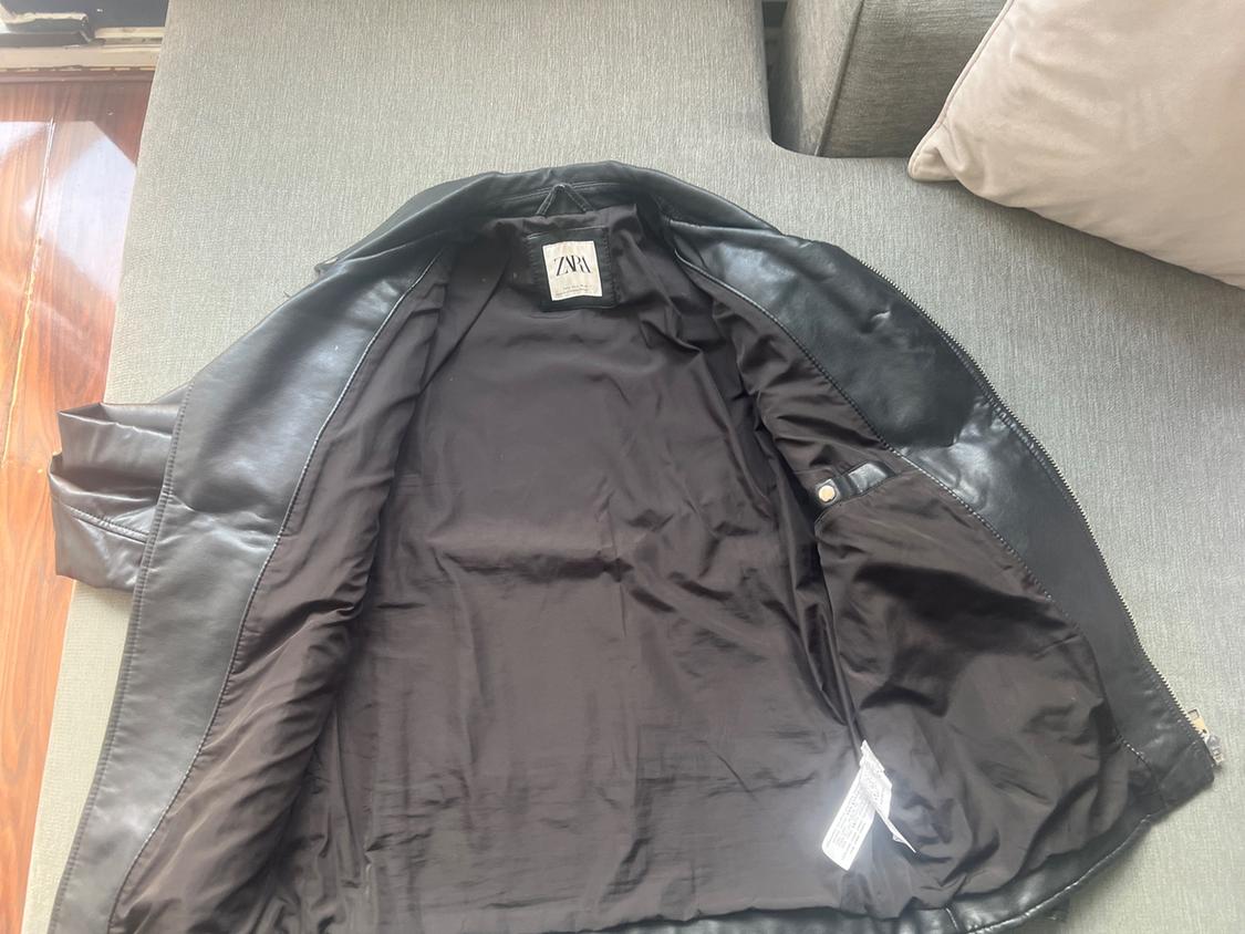 FAUX LEATHER BIKER JACKET - Image 3