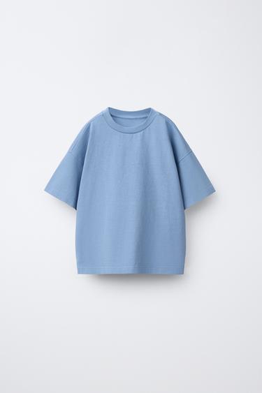 EINFACHES T-SHIRT - Hellblau von Zara