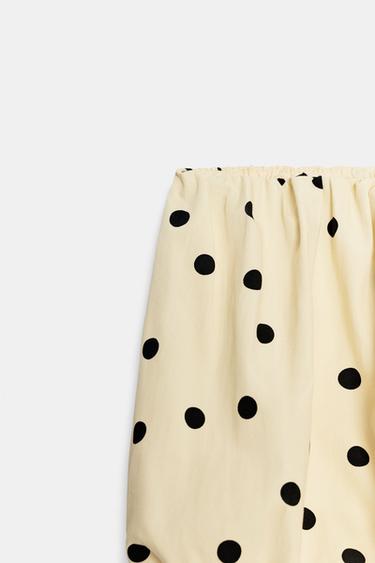 SHORT BALLON À POIS - noir/jaune de Zara - Image 10