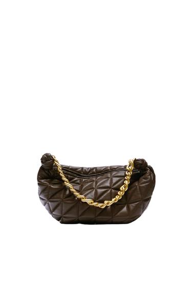 QUILTED LEATHER BAG WITH CHAIN