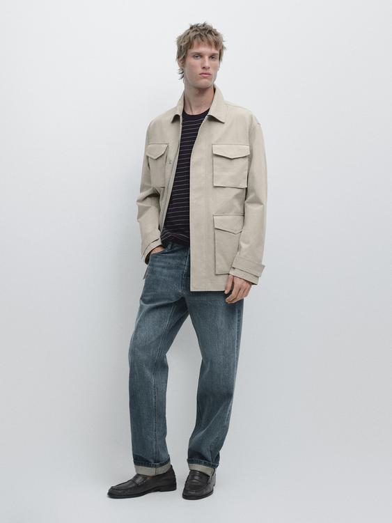 Jacket with pocket details