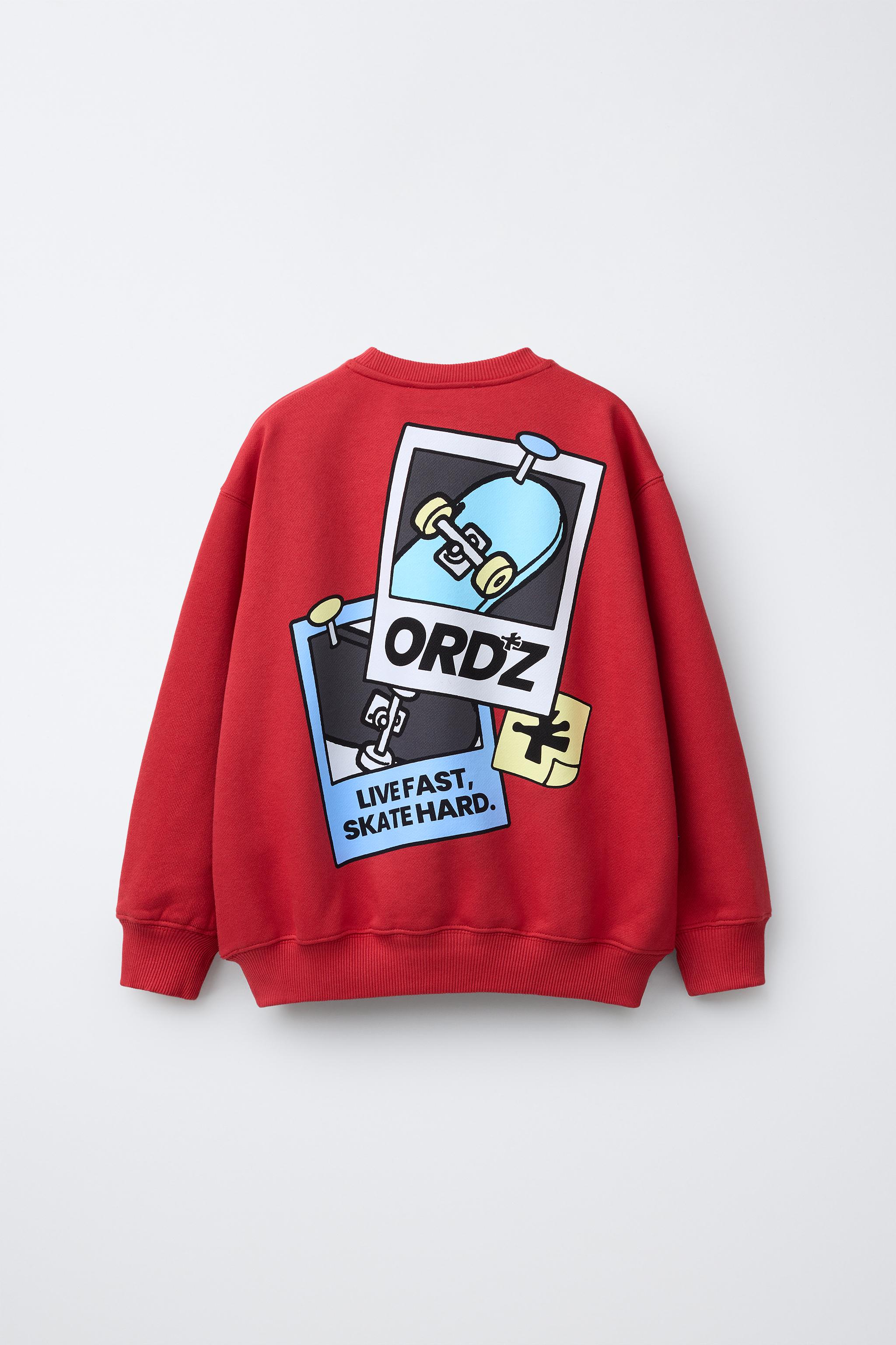 Pull Zara Garçon 6 Ans - Col Rond, Manches Raglan - 100% Coton Kaki - Occasion Très Bon état