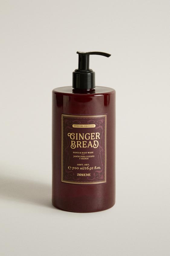 Zara (500 ML) GINGERBREAD BODY AND HAND LIQUID SOAP - Red - Image 0