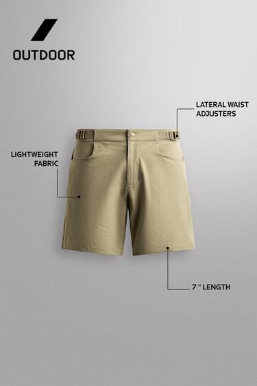 GRAVEL SHORTS - Mid-green by Zara - Image 6