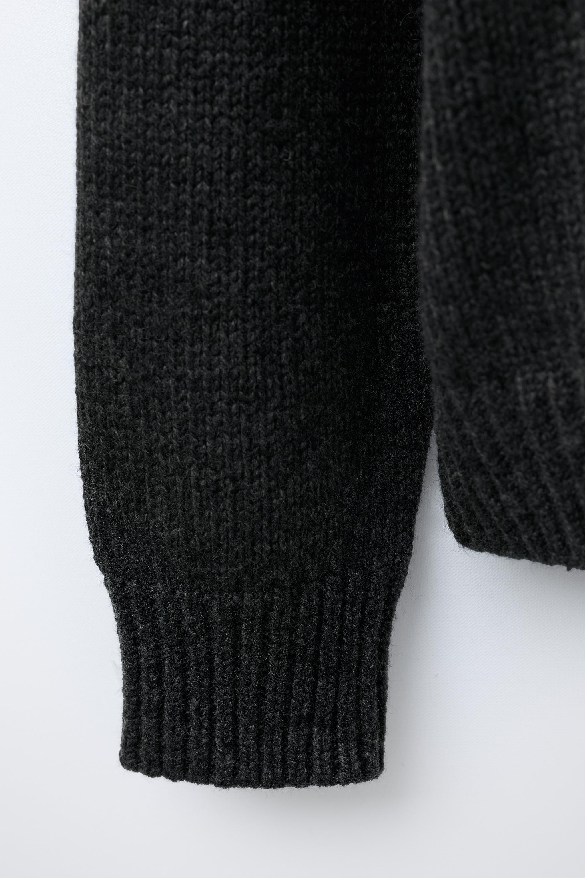 WOOL KNIT JUMPER EMBROIDERED REINDEER HEARTS