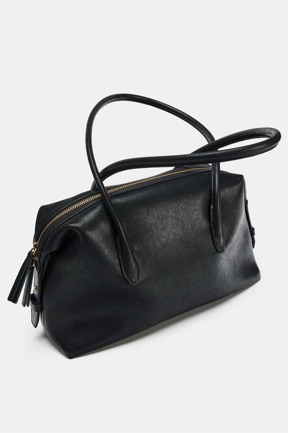 ELONGATED SHOULDER BAG - Black by Zara - Image 5