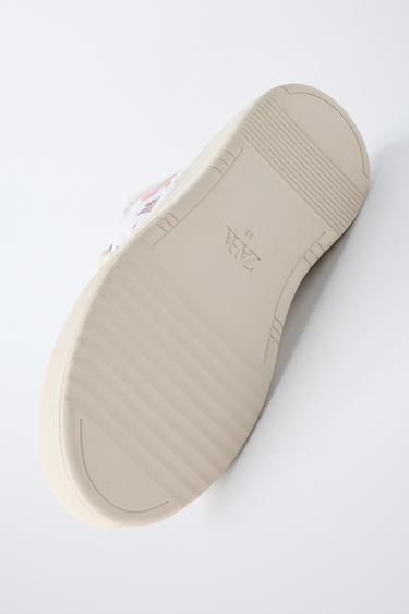 BASKETS MONTANTES IMPRIMÉES - Blanc de Zara - Image 6