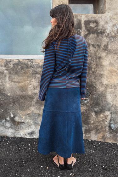 T-SHIRT RAYURES MANCHES LONGUES - Rayures de Zara - Image 3