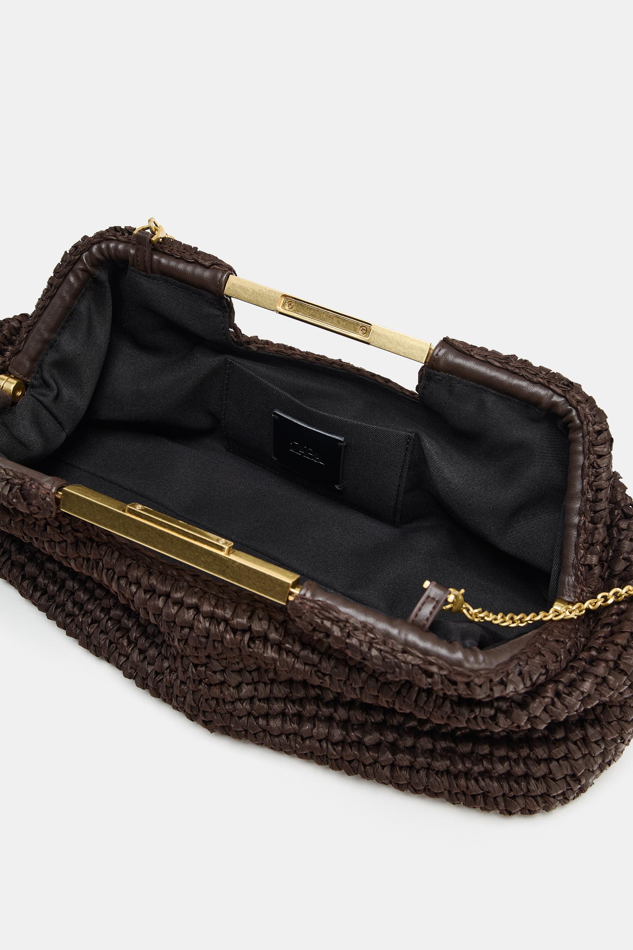 Женские сумки Zara WOVEN CLUTCH — фото 6