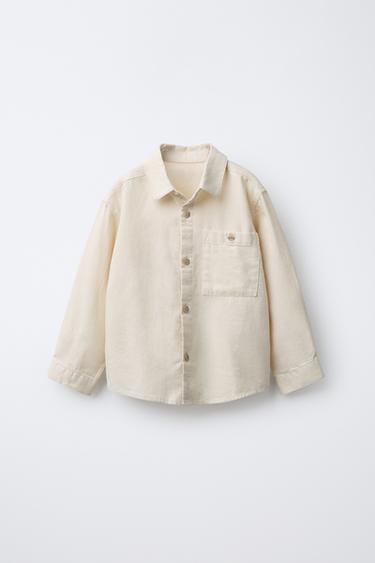 CAMISA LISA WARM TOUCH - Crudo de Zara