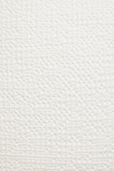 WAFFLE-KNIT CUSHION COVER - White by Zara - Image 2