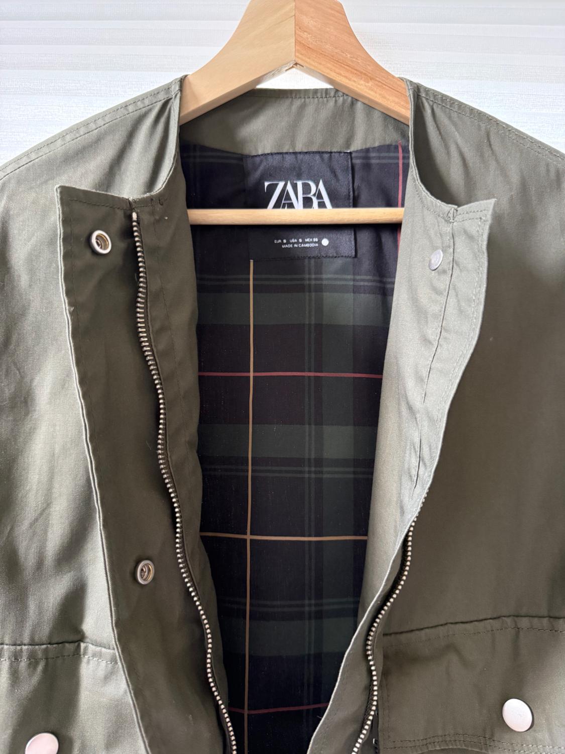 OLIVE GREEN LIGHT JACKET - Image 4