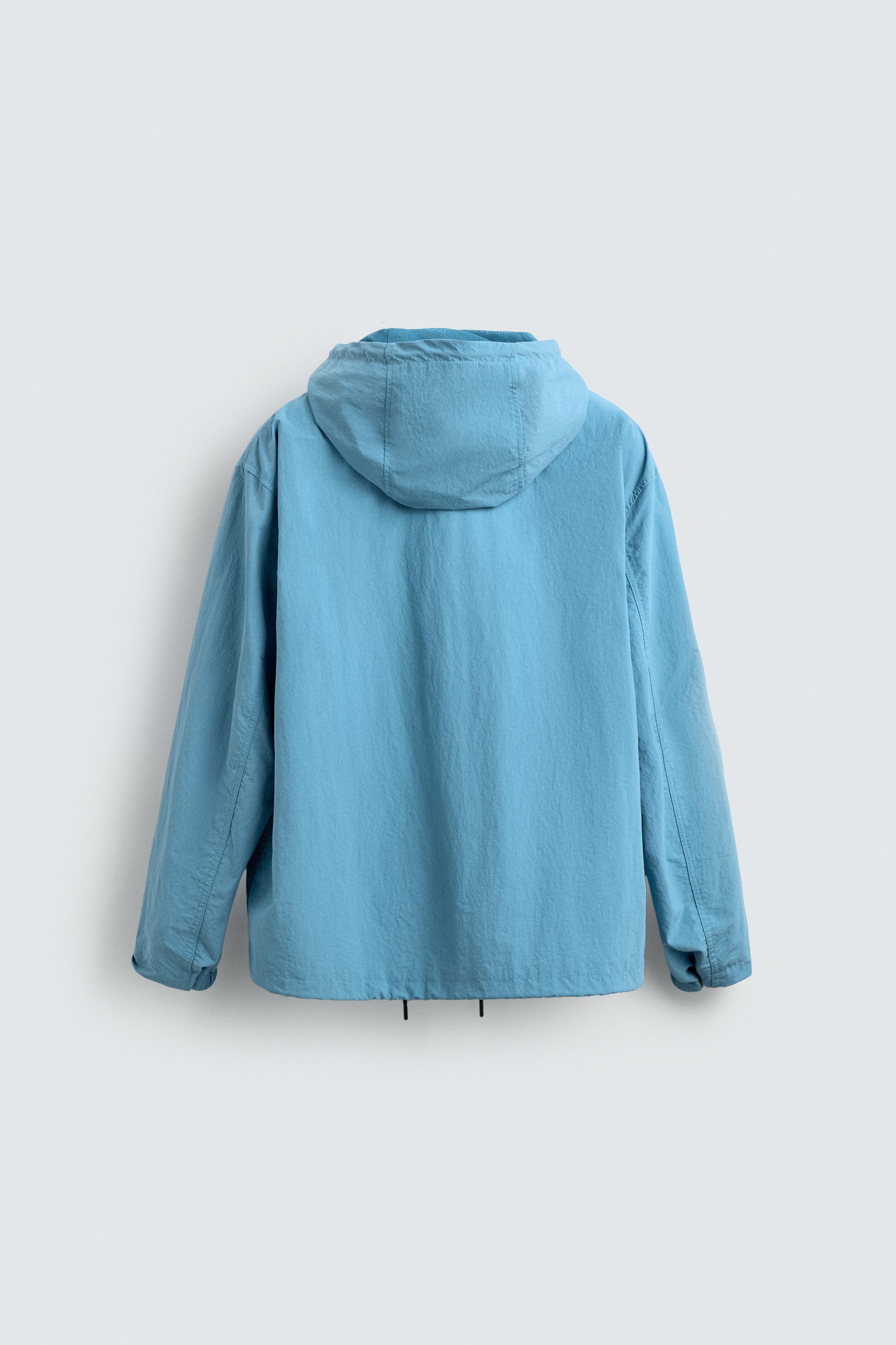 LIGHTWEIGHT TECHNICAL JACKET - Light blue | ZARA India