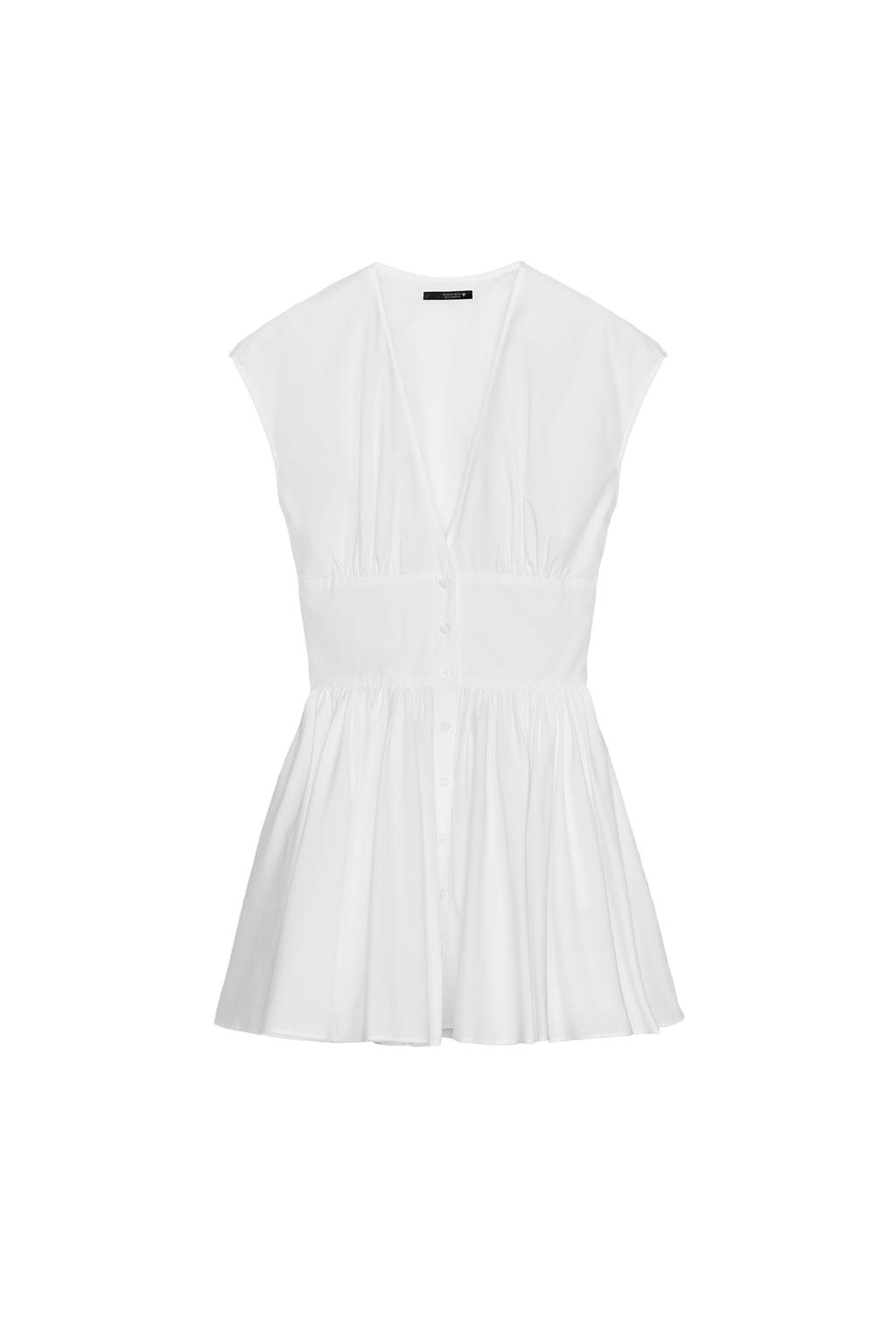 MINI POPLIN DRESS - image 3