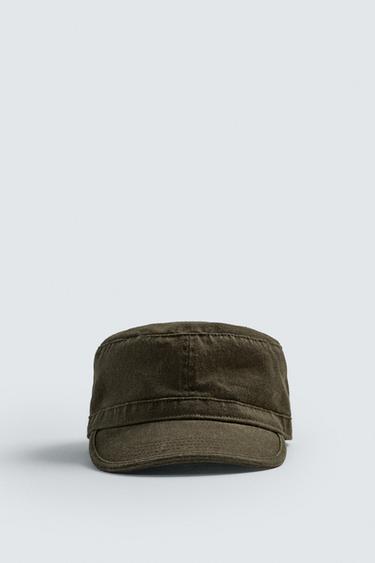 WASHED COTTON CAP - Brown by Zara - Image 4