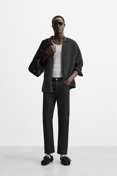 STRAIGHT-LEG TROUSERS - Black by Zara - Image 0