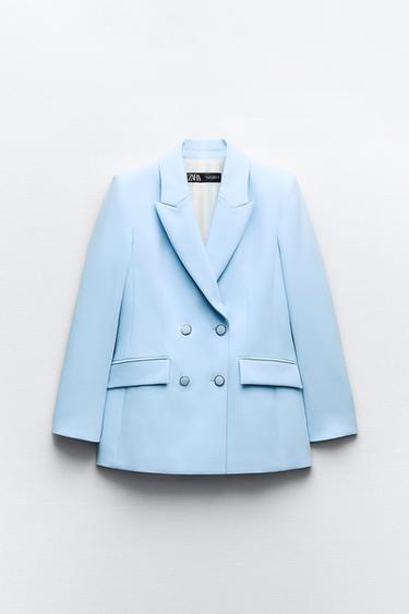 A Double Breasted Suit: Zara Tailored Double Breasted Blazer and Francoise  Pants, Trust Us — Suits Are Going to Be Everywhere This Spring