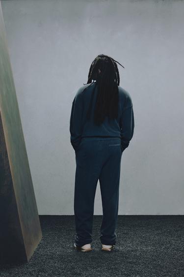 WASHED KNIT TROUSERS X SR_A - Navy blue by Zara - Image 5