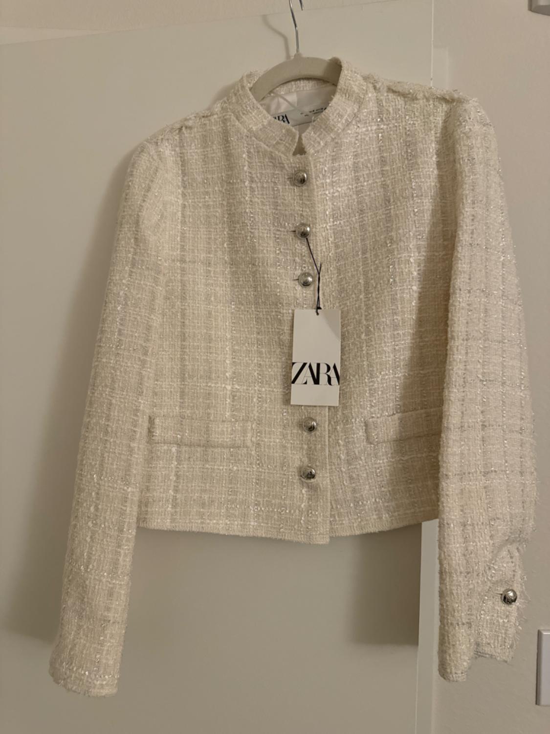 TEXTURED CROPPED JACKET ZW COLLECTION