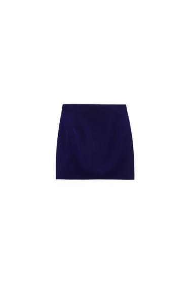 FALDA MINI TERCIOPELO