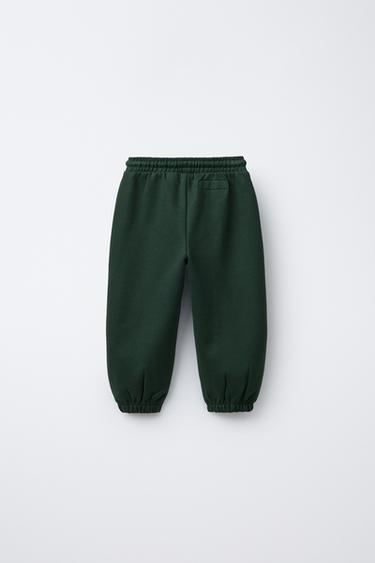SOFT JOGGERS - Dark green by Zara - Image 1