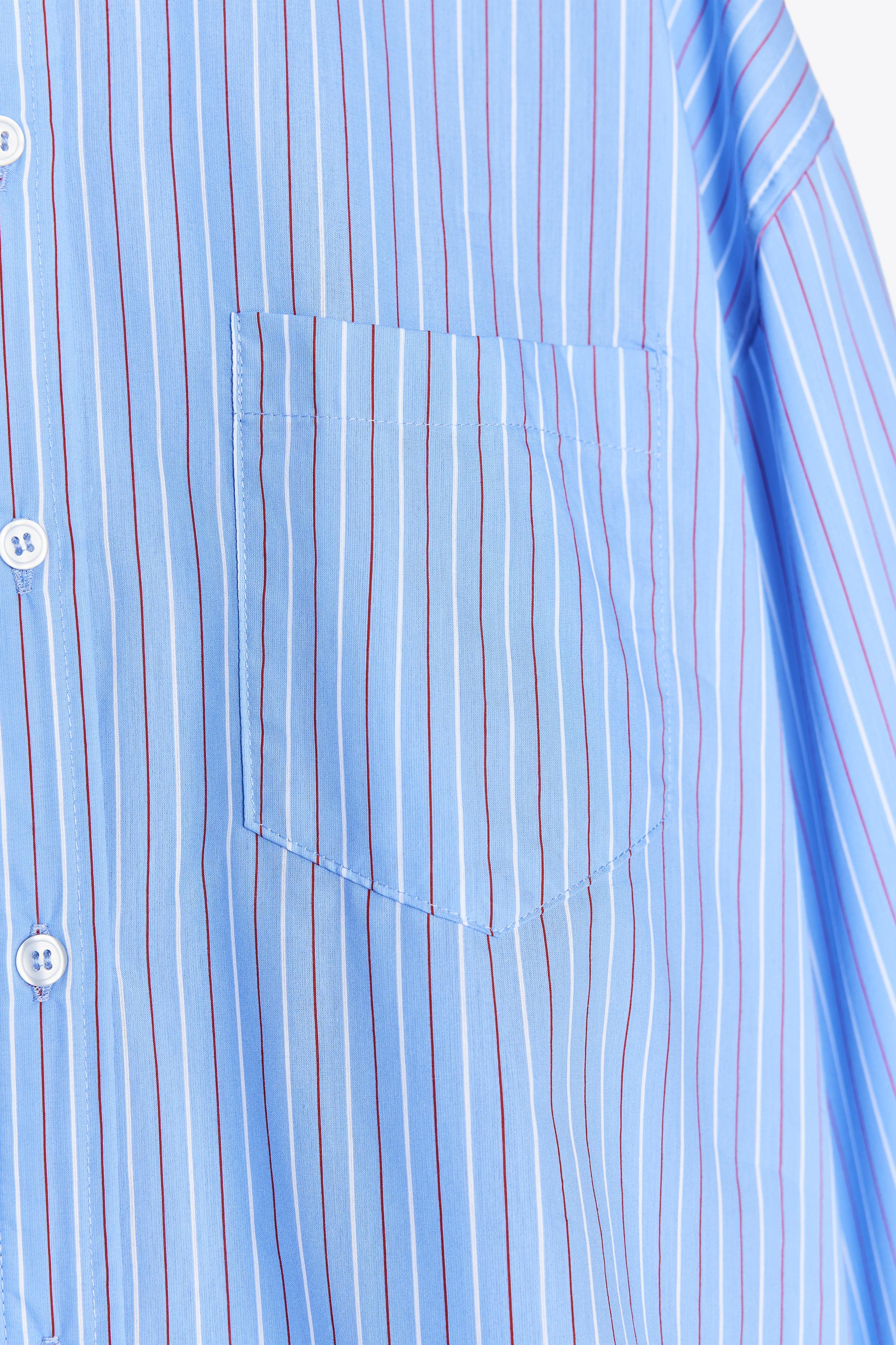 Striped poplin shirt, white | Sportmax