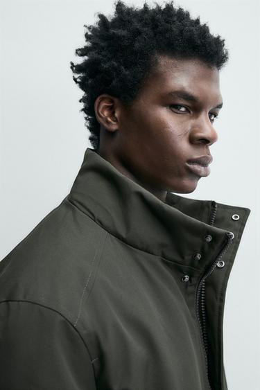 DETACHABLE WATER-REPELLENT TECHNICAL PARKA - Dark green by Zara - Image 6