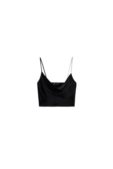 TOP LENCERO TIRANTE BRILLO