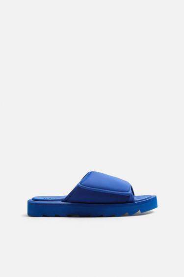 CHINELO ACOLCHOADO - Azul da Zara - Imagem 0