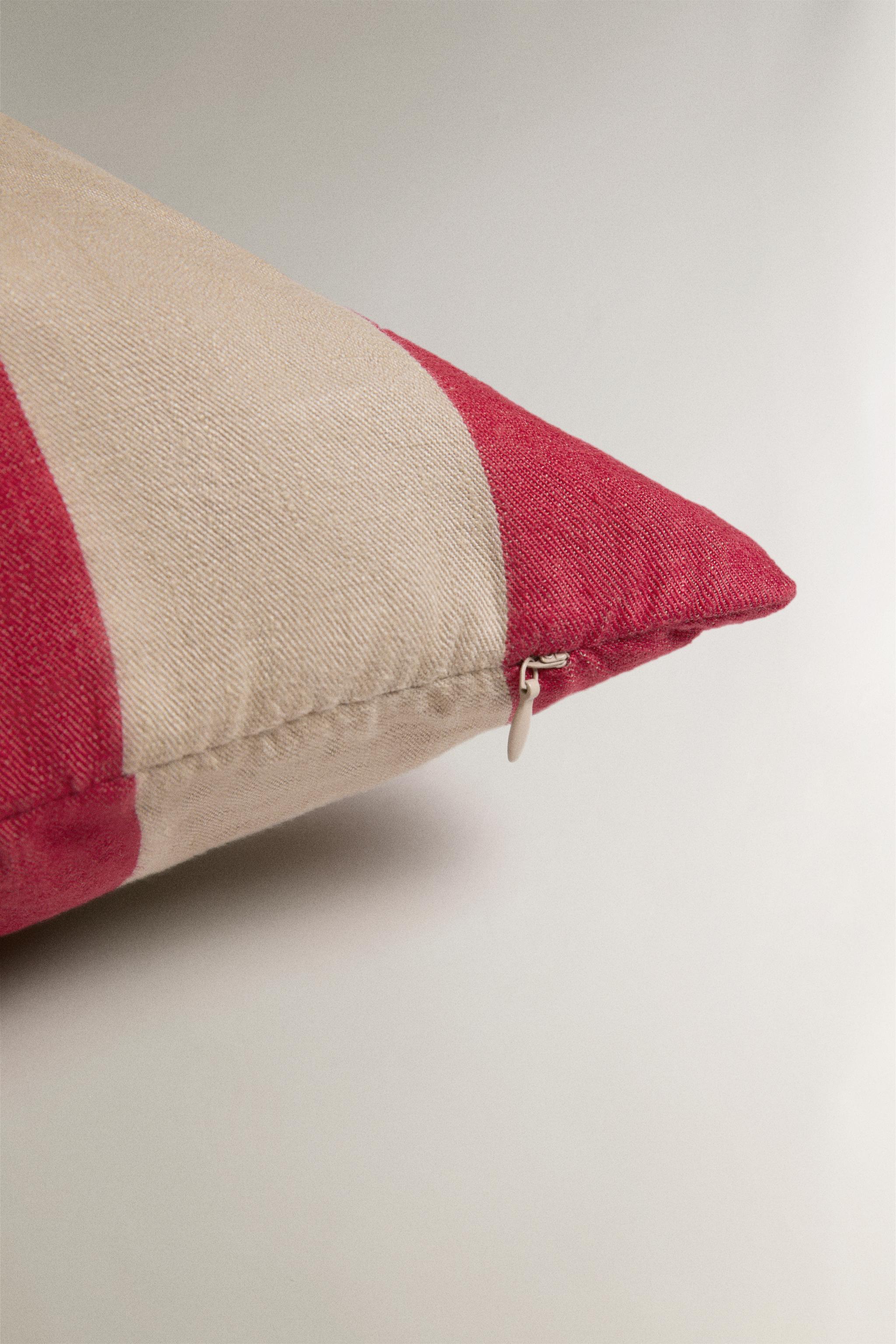 STRIPED LINEN THROW PILLOW COVER | KATHARINE POLE