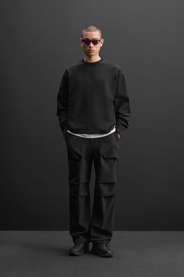 БРЮКИ-ПАРАШЮТЫ X HELEMENT — ЧЕРНЫЙ от Zara — изображение 0
