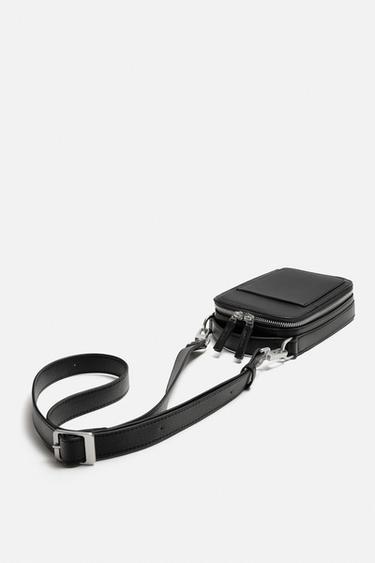 SAC BANDOULIÈRE VERTICAL TEXTURÉ - Noir de Zara - Image 1
