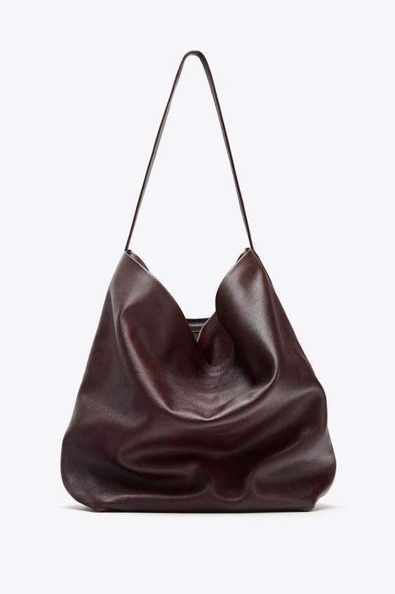 Zara Home Zara Leder Handtasche Zara Umhängetasche Zara Tasche