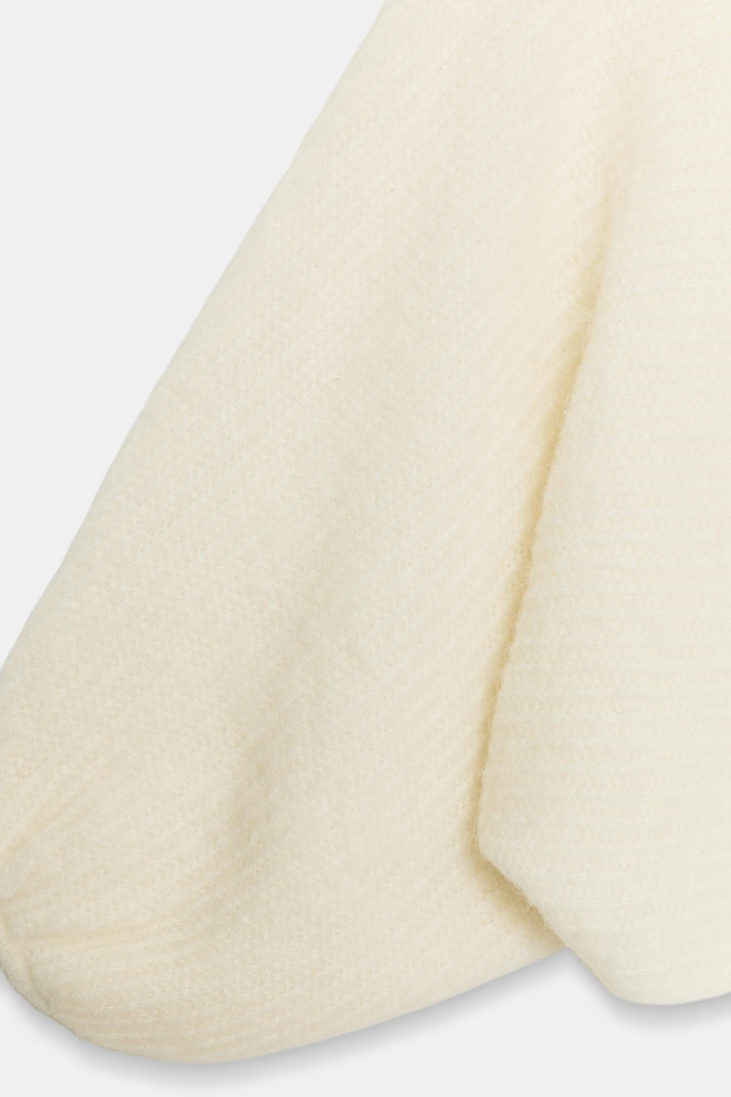 Женский свитер Zara Volume Sleeve, цвет: Экрю — фото 8